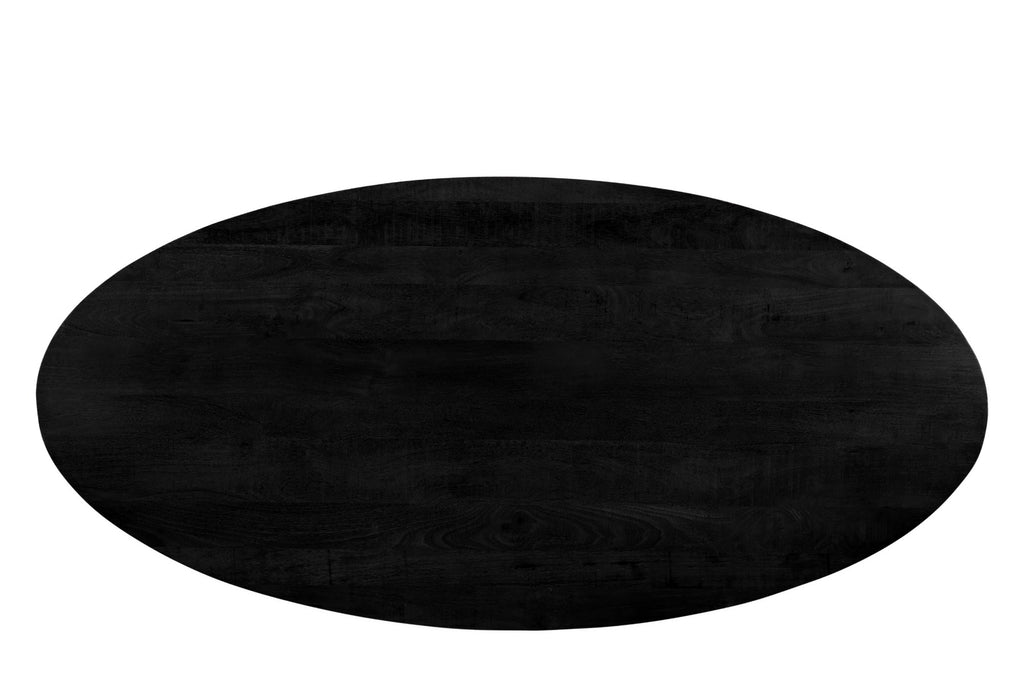 Jesper Oval Schwarz 240 cm