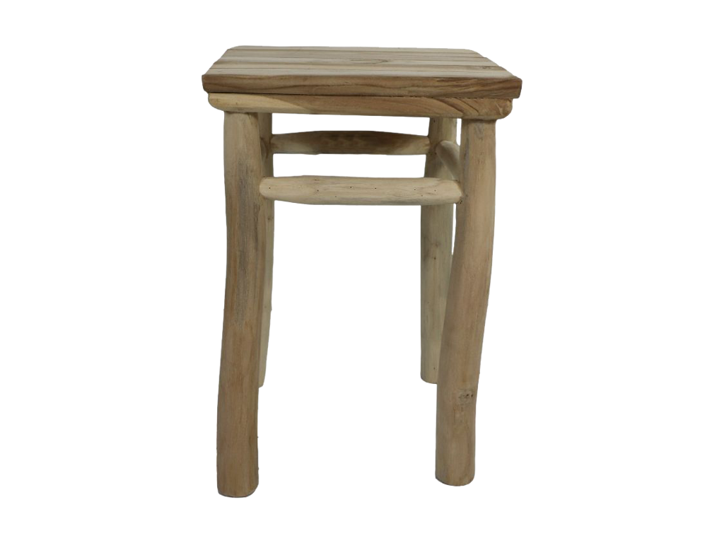 Kruk Pank - 30x30x45 - Natur - Teak