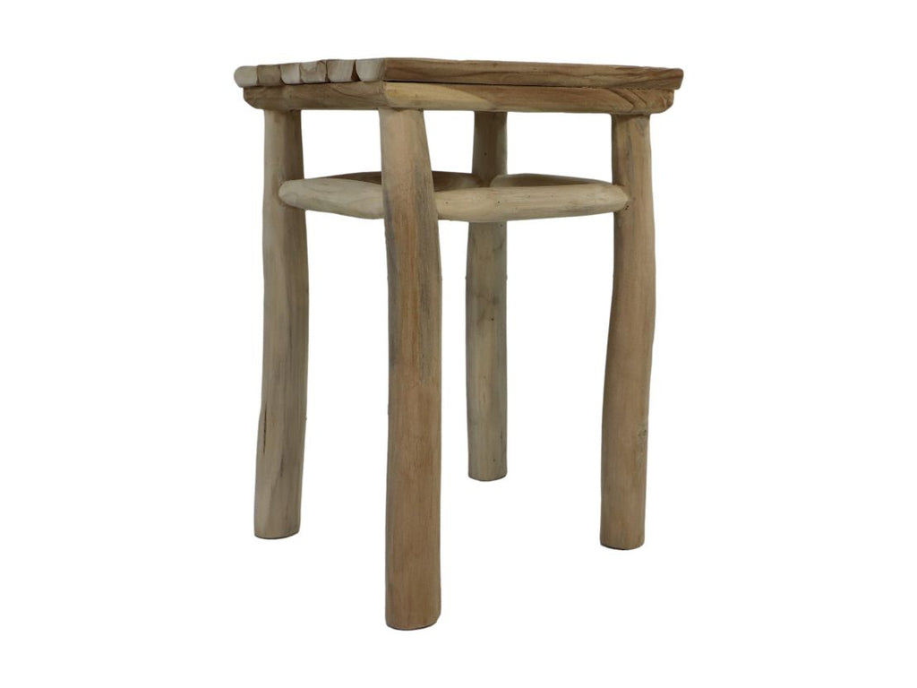 Kruk Pank - 30x30x45 - Natur - Teak