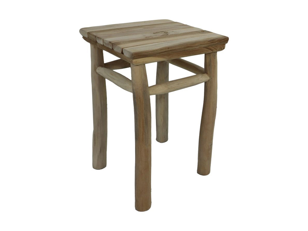 Kruk Pank - 30x30x45 - Natur - Teak