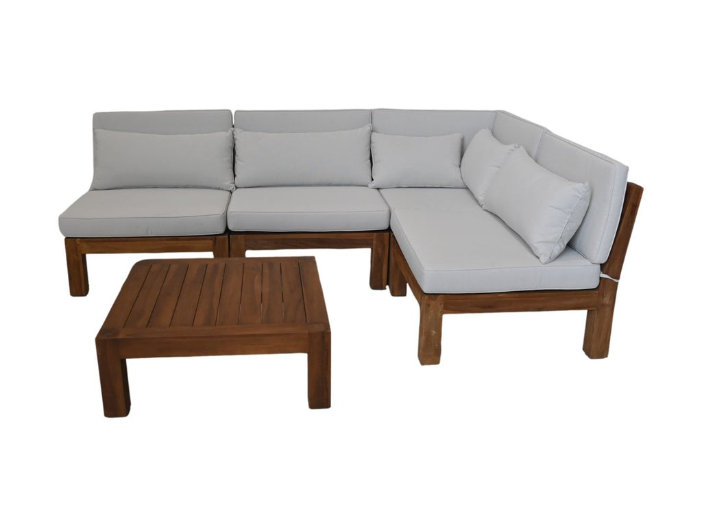 Lounge Gartentisch Aruba - 80x80x30 - Natur - Teak