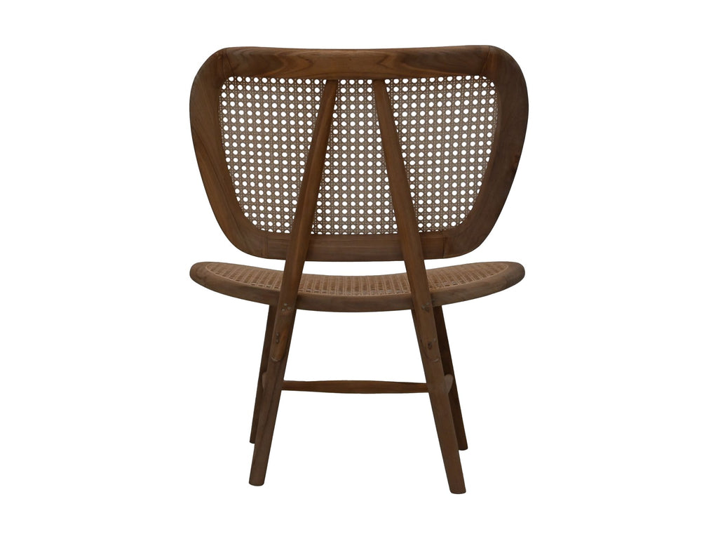 Lugano Rattan Stuhl - 70x67x81 - Natur - Teak/Rattan