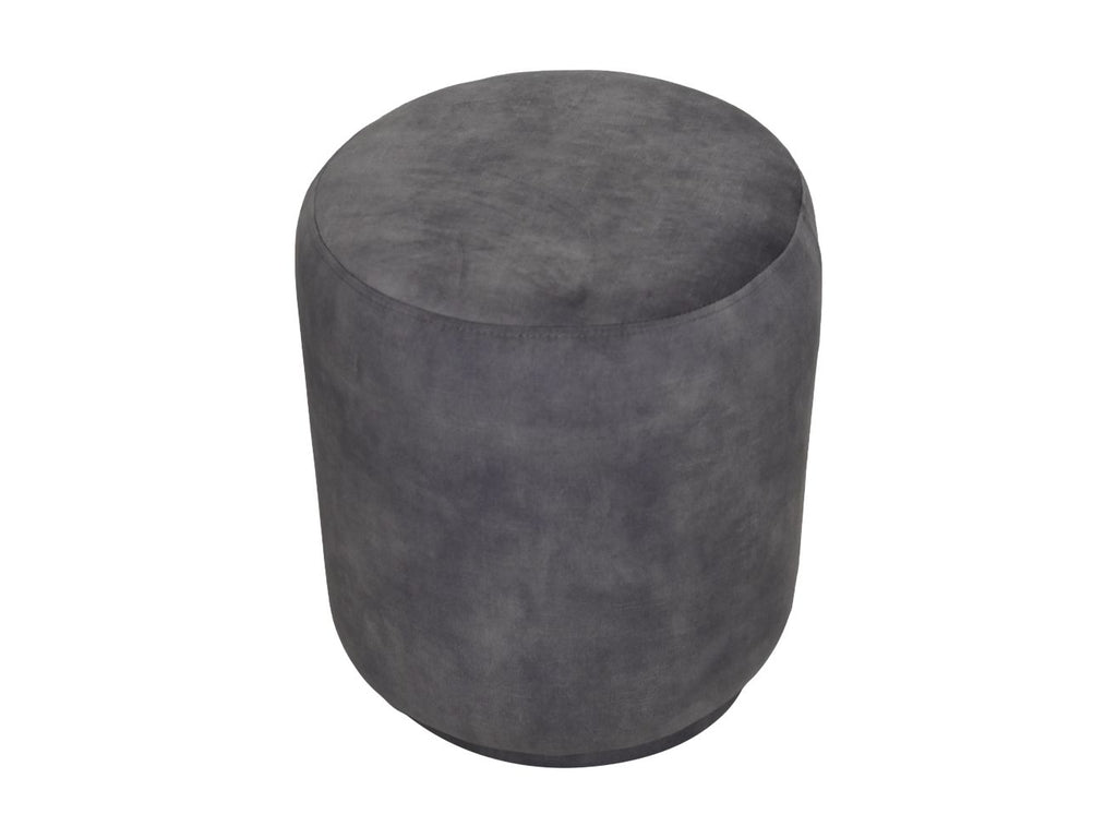 Pouf Otto - 37x37x44 - Delfingrau - adore 180 - Samt