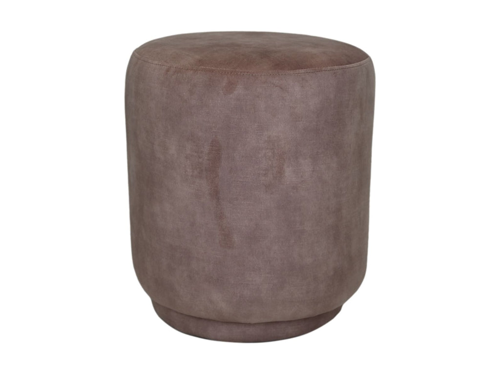 Pouf Otto - 37x37x44 - Leber - verehren 10 - Samt