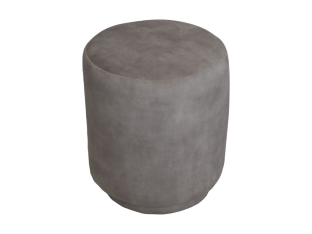 Pouf Otto - 37x37x44 - Weiß - Adore 01 - Velours