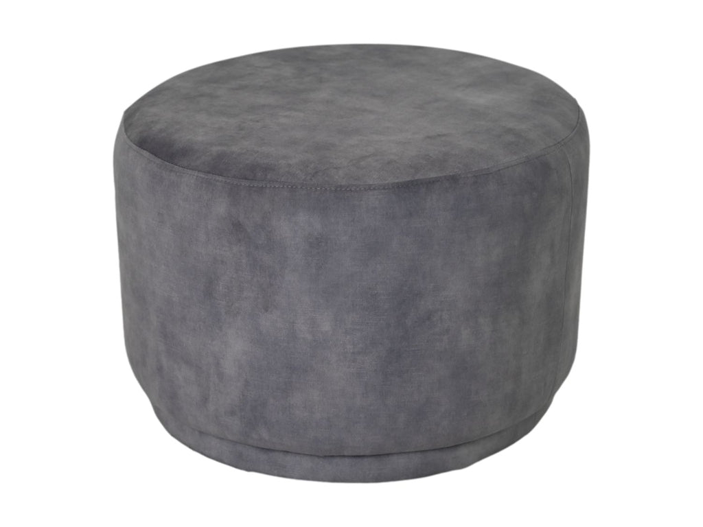 Pouf Otto - 55x55x40 - Delfingrau - Adore 180 - Velours