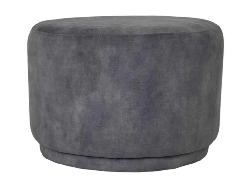 Pouf Otto - 55x55x40 - Delfingrau - Adore 180 - Velours