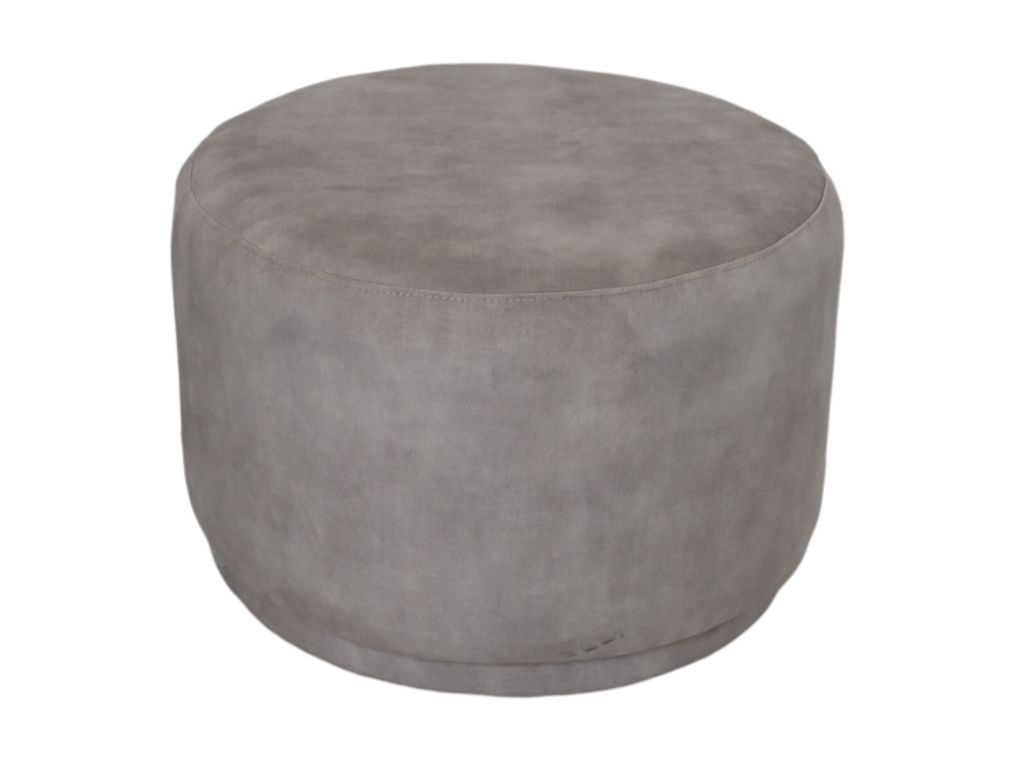 Pouf Otto - 55x55x40 - Weiß - Adore 01 - Velours