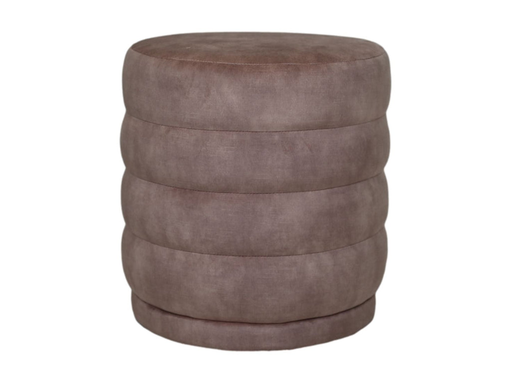 Pouf Rings - 45x45x40 - Leder - Adore 10 - Velours