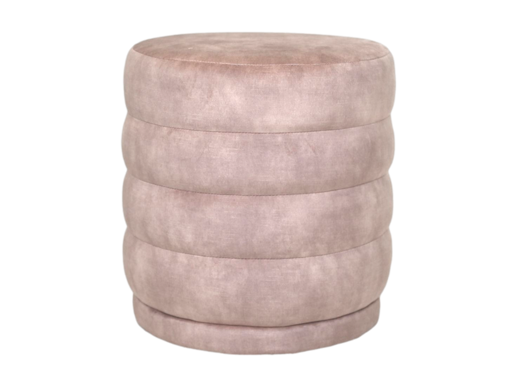 Pouf Rings - 45x45x40 - Leder - Adore 10 - Velours