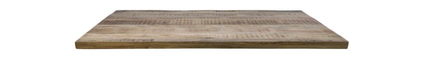 Rechteckige Tischplatte Portland - 180x90x5 - Natur - Mangoholz