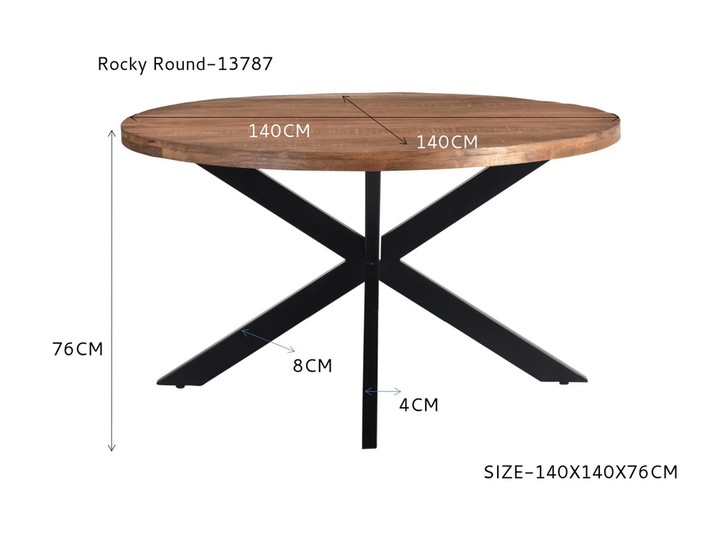 Felsige Rund Spider 140cm