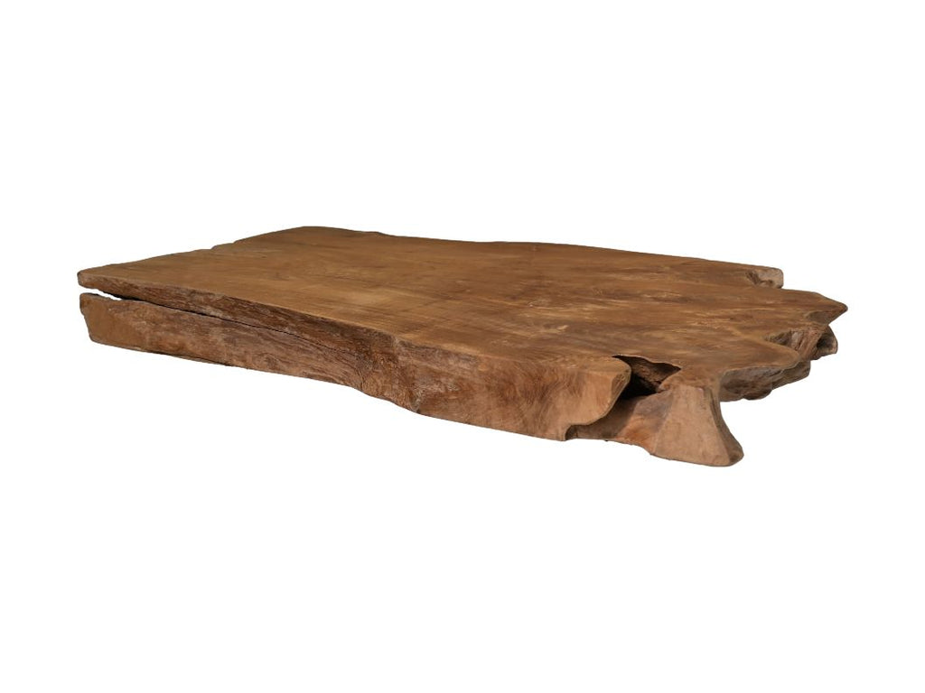 Salontafelblad - 80x50x8 - Natur - Teak