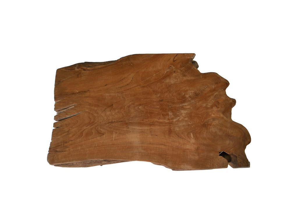 Salontafelblad - 80x50x8 - Natur - Teak