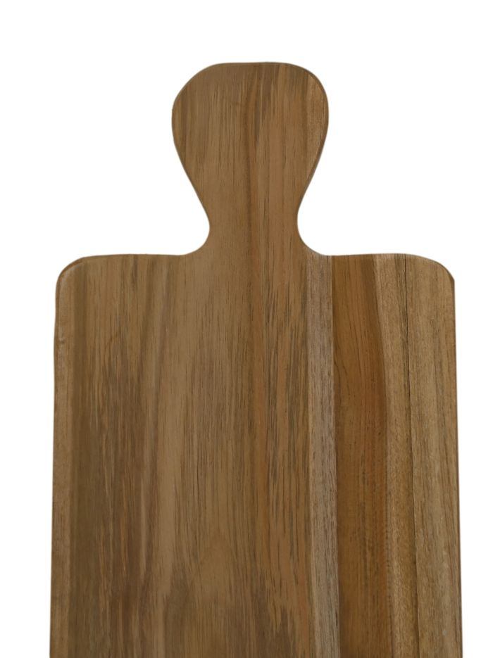 Schneidebrett - 60x20x1,5 - Natur - Teak