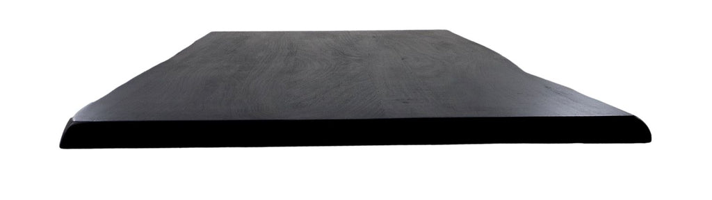 Tafelblad Live-Edge - 220x100x5 - Schwarz - Akazienholz