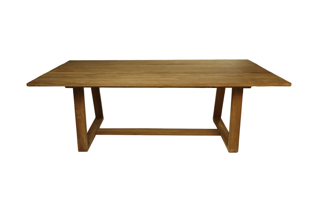 Tuintafel medium - 220x100x77 - Natur - Teak