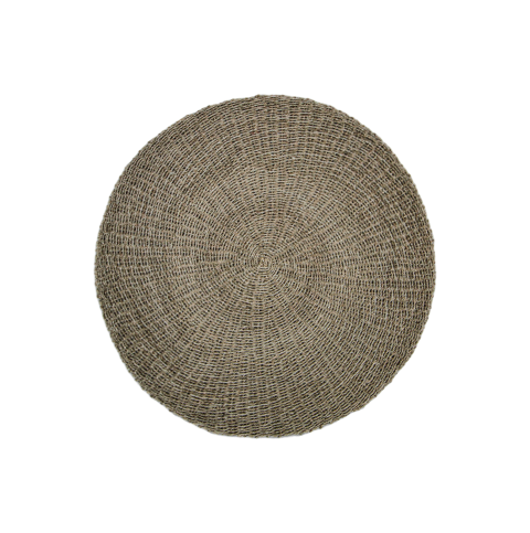 Teppich - ø120 cm - Raffia/Seegras - Natur