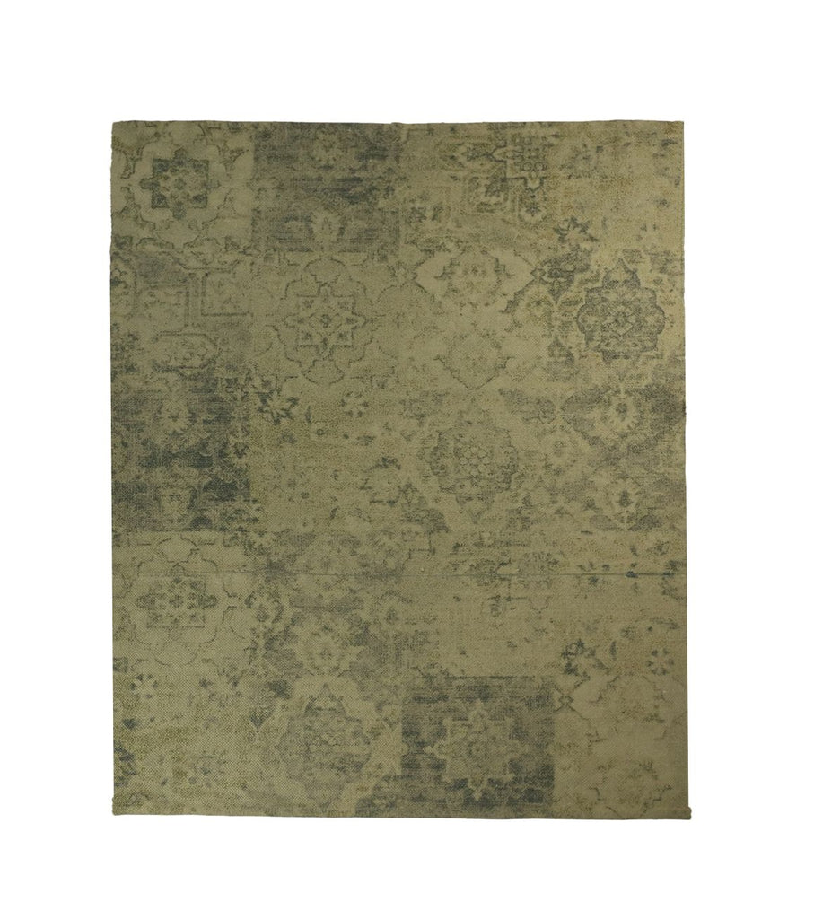 Teppich Patchwork - 120x180 - Beige/Gelb/Grün/Blau - Polyester