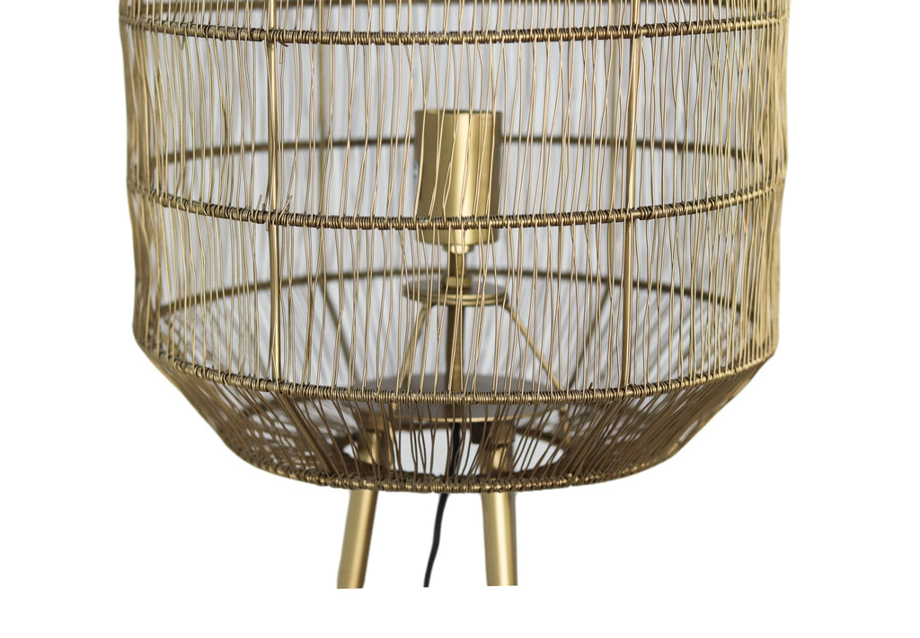 Stehlampe Marbella - ø40 - Gold - Metall